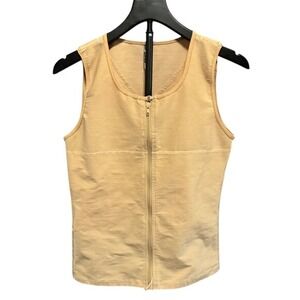 Leo Mens Shapewear Tummy Control Compression Vest Body Shaper Undershirt Size S